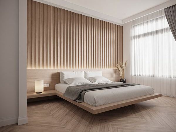 quarto de casal com mobili†rio planejado